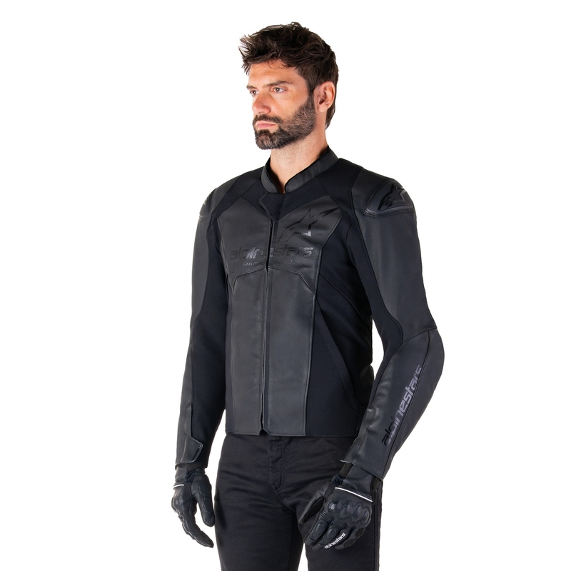 Alpinestars Faster 3 motoros bőrdzseki fekete