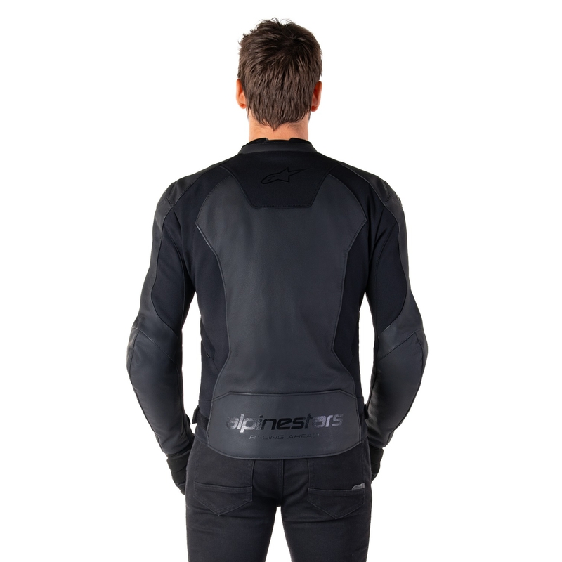 Alpinestars Faster 3 motoros bőrdzseki fekete