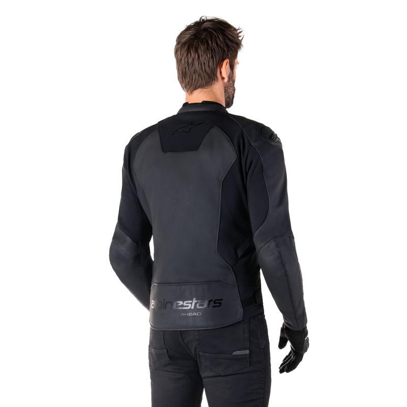 Alpinestars Faster 3 motoros bőrdzseki fekete