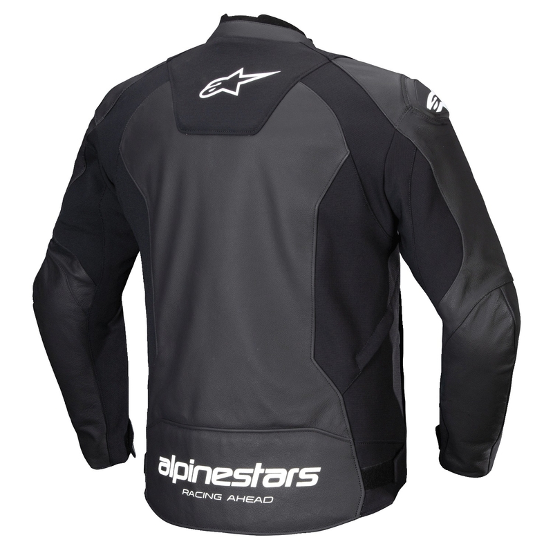 Alpinestars Faster 3 motoros bőrdzseki fekete-fehér