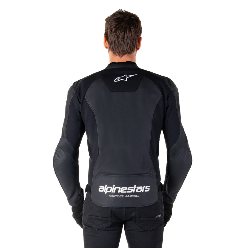 Alpinestars Faster 3 motoros bőrdzseki fekete-fehér