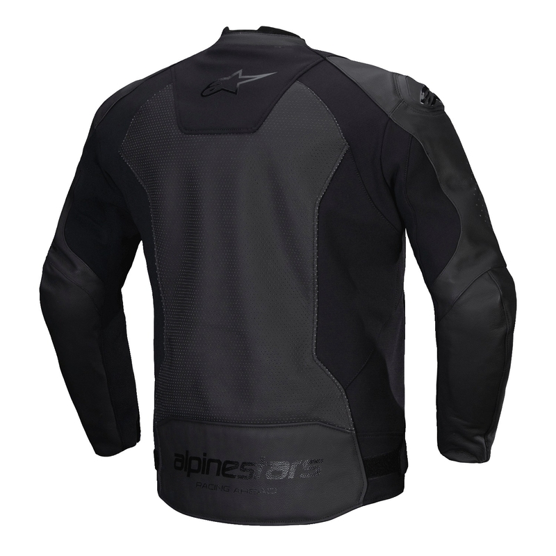 Alpinestars Faster 3 Airflow motoros bőrkabát teljes fekete