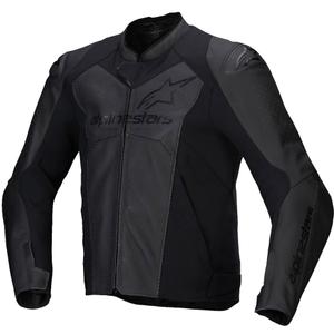 Alpinestars Faster 3 Airflow motoros bőrkabát teljes fekete
