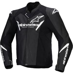 Alpinestars Faster 3 Airflow motoros bőrkabát fekete-fehér
