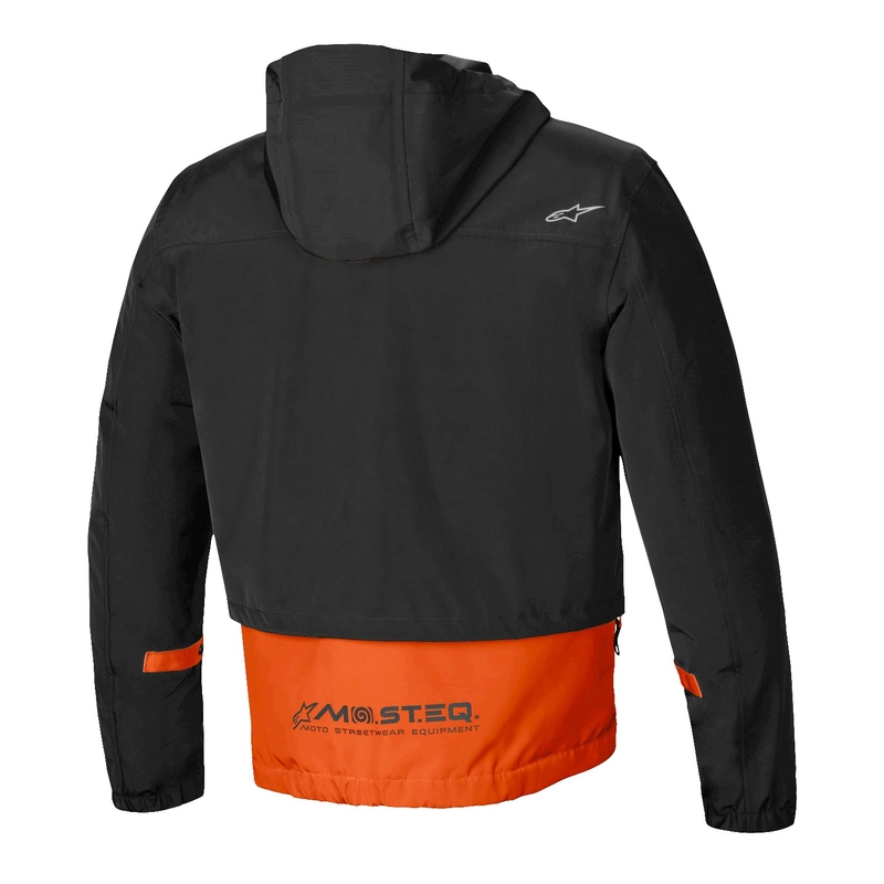 Alpinestars Mootant Waterproof Parka motoros kabát fekete-fluo narancssárga