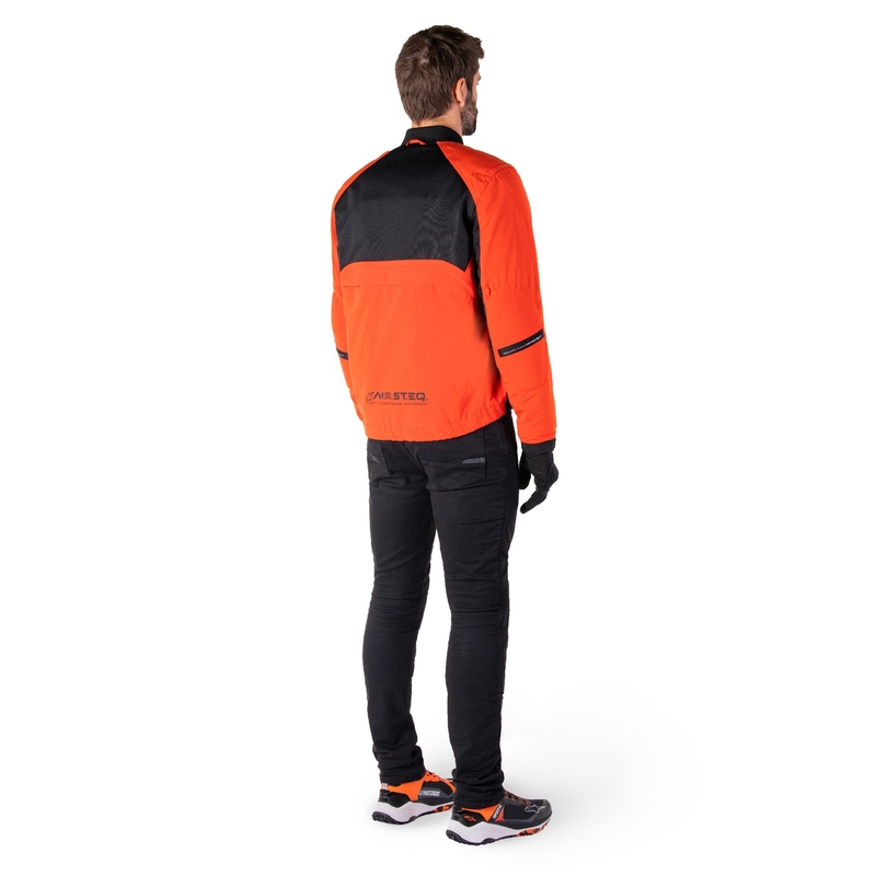 Alpinestars Mootant Waterproof Parka motoros kabát fekete-fluo narancssárga