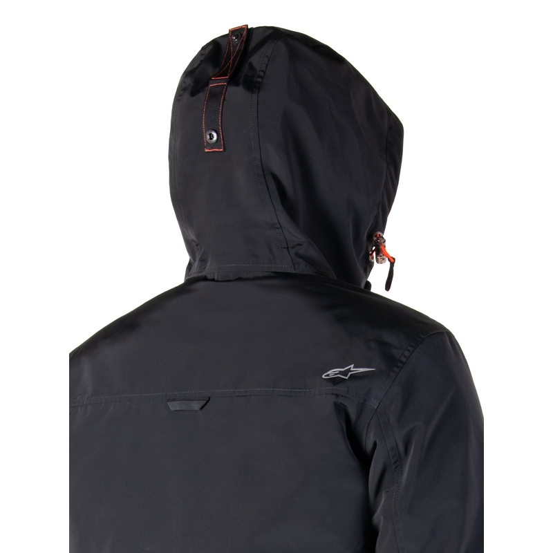 Alpinestars Mootant Waterproof Parka motoros kabát fekete-fluo narancssárga