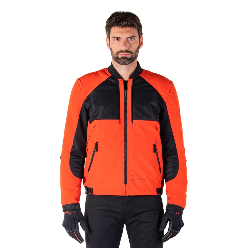Alpinestars Mootant Waterproof Parka motoros kabát fekete-fluo narancssárga