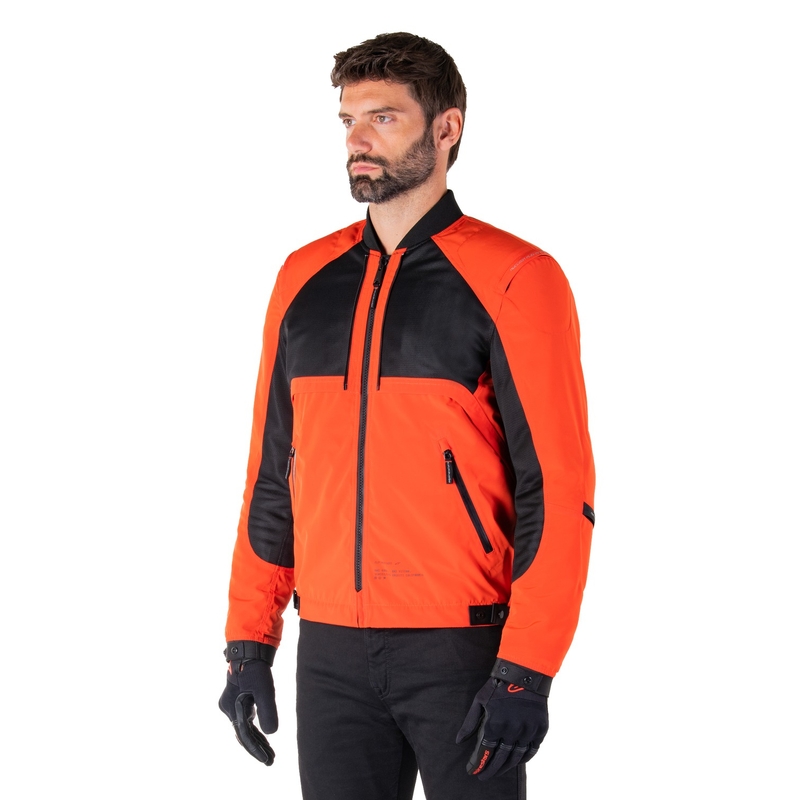Alpinestars Mootant Waterproof Parka motoros kabát fekete-fluo narancssárga