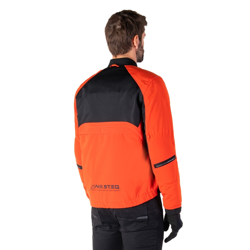 Alpinestars Mootant Waterproof Parka motoros kabát fekete-fluo narancssárga