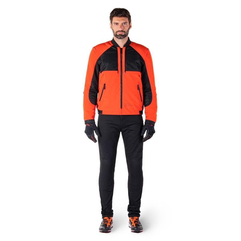 Alpinestars Mootant Waterproof Parka motoros kabát fekete-fluo narancssárga