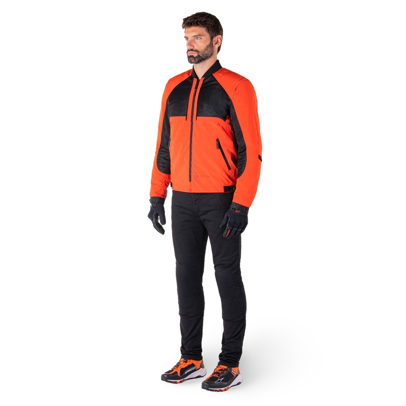 Alpinestars Mootant Waterproof Parka motoros kabát fekete-fluo narancssárga