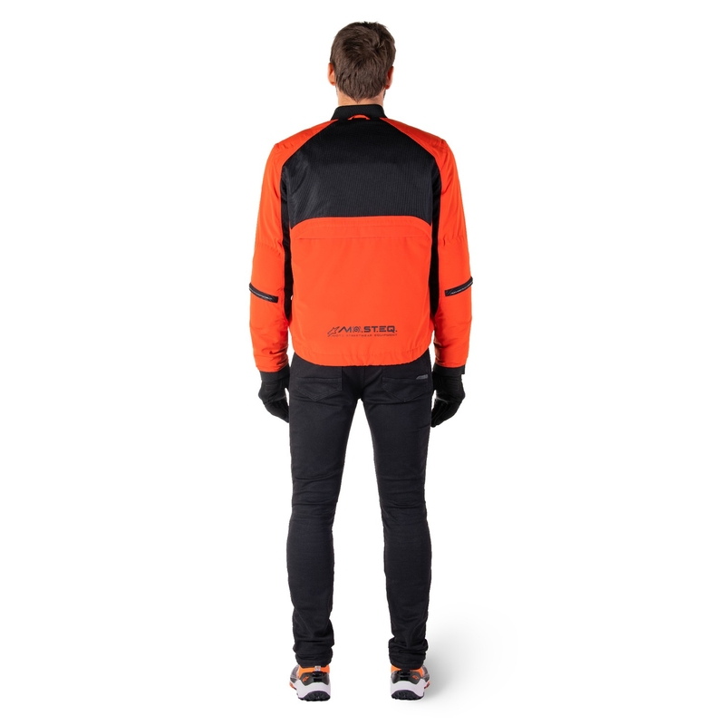 Alpinestars Mootant Waterproof Parka motoros kabát fekete-fluo narancssárga