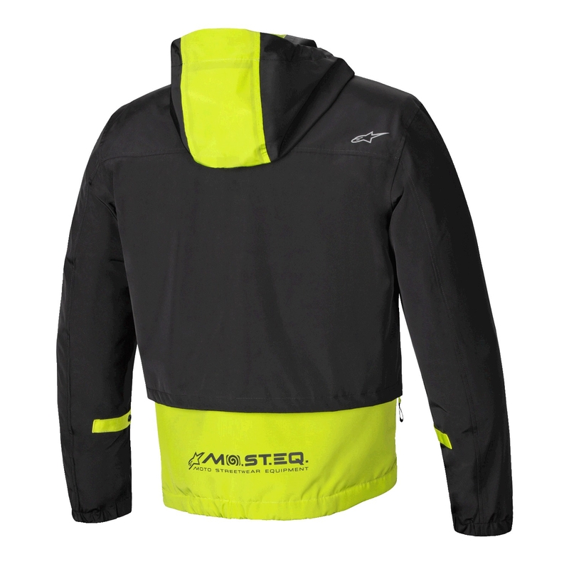 Alpinestars Mootant Waterproof Parka motoros kabát fekete-fluo sárga