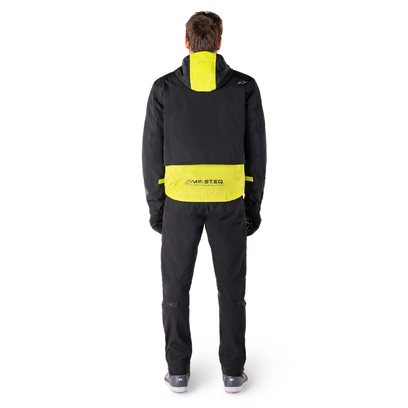 Alpinestars Mootant Waterproof Parka motoros kabát fekete-fluo sárga