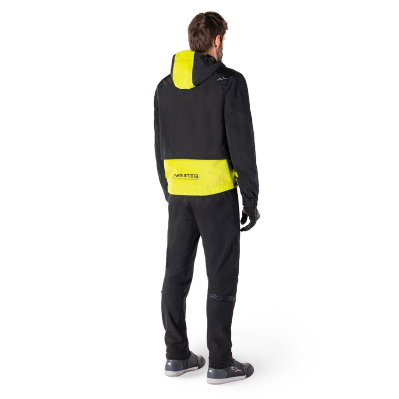 Alpinestars Mootant Waterproof Parka motoros kabát fekete-fluo sárga