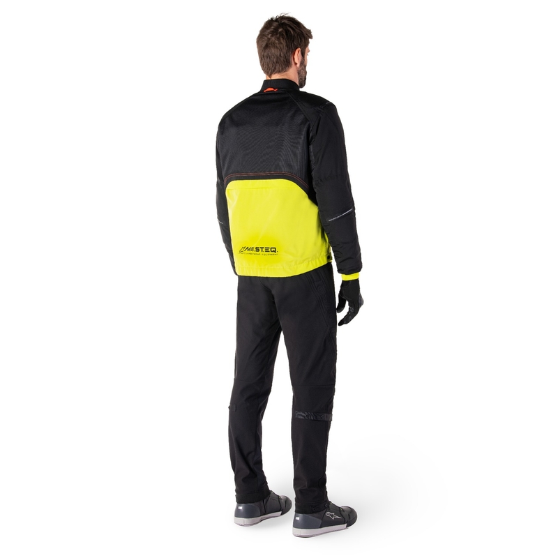 Alpinestars Mootant Waterproof Parka motoros kabát fekete-fluo sárga