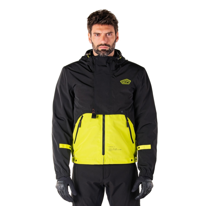 Alpinestars Mootant Waterproof Parka motoros kabát fekete-fluo sárga