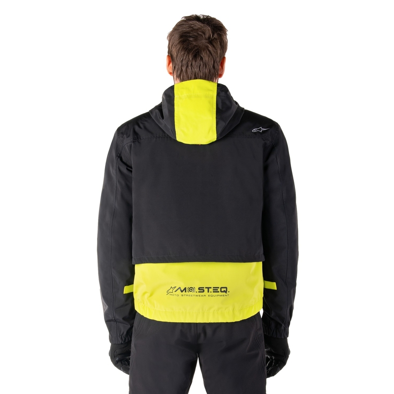 Alpinestars Mootant Waterproof Parka motoros kabát fekete-fluo sárga