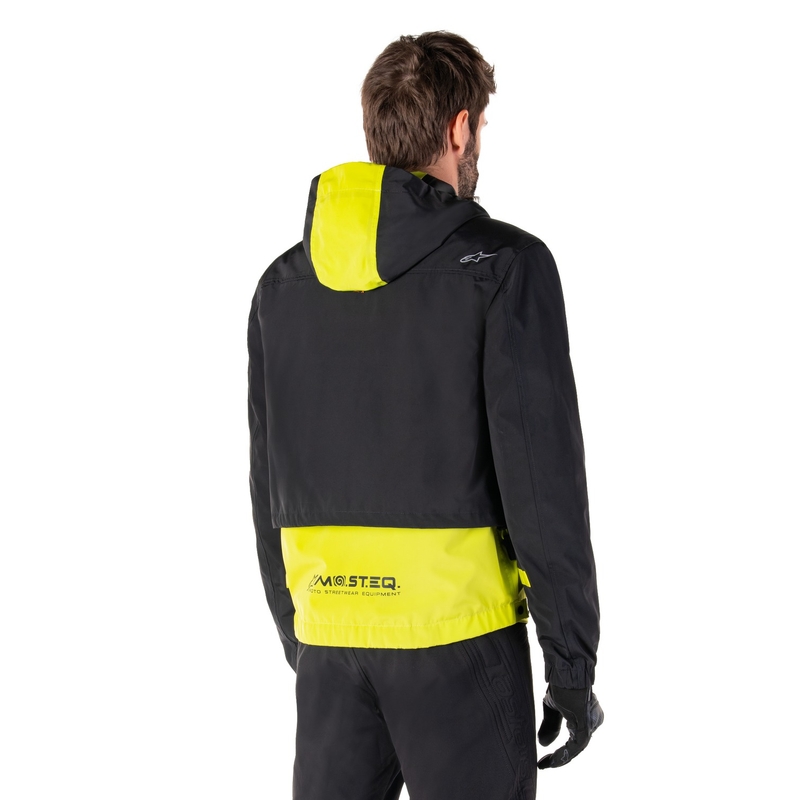 Alpinestars Mootant Waterproof Parka motoros kabát fekete-fluo sárga