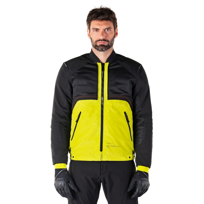 Alpinestars Mootant Waterproof Parka motoros kabát fekete-fluo sárga