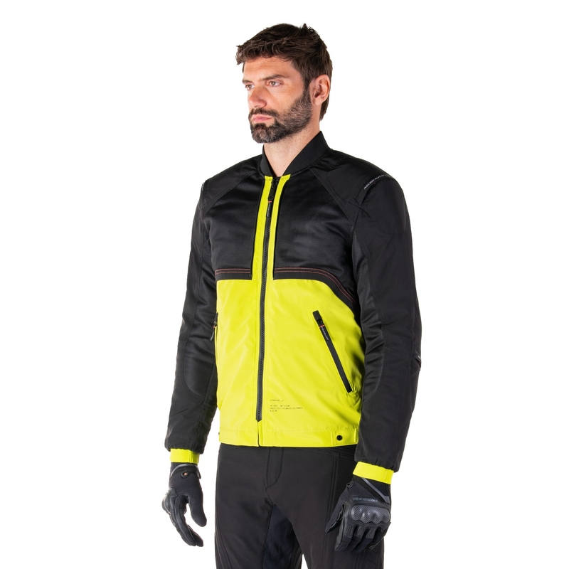 Alpinestars Mootant Waterproof Parka motoros kabát fekete-fluo sárga