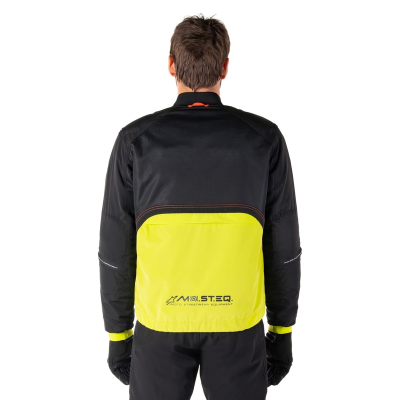 Alpinestars Mootant Waterproof Parka motoros kabát fekete-fluo sárga