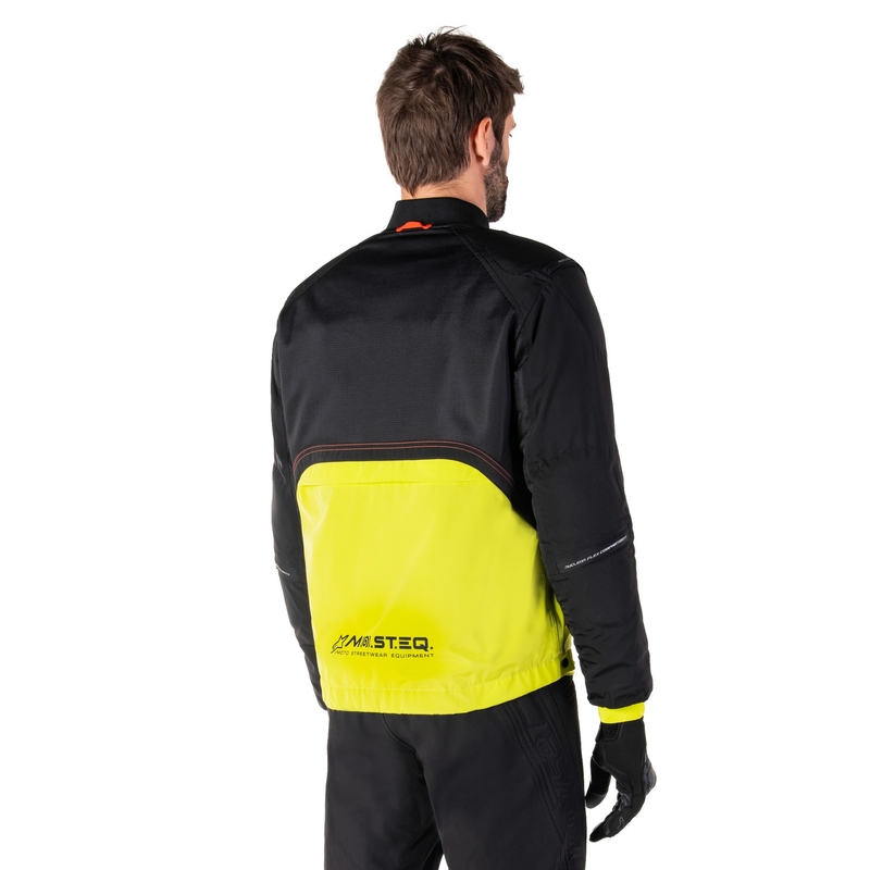 Alpinestars Mootant Waterproof Parka motoros kabát fekete-fluo sárga