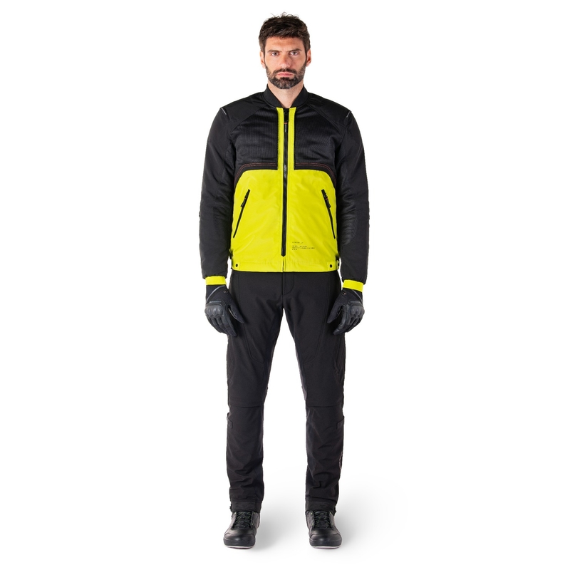 Alpinestars Mootant Waterproof Parka motoros kabát fekete-fluo sárga