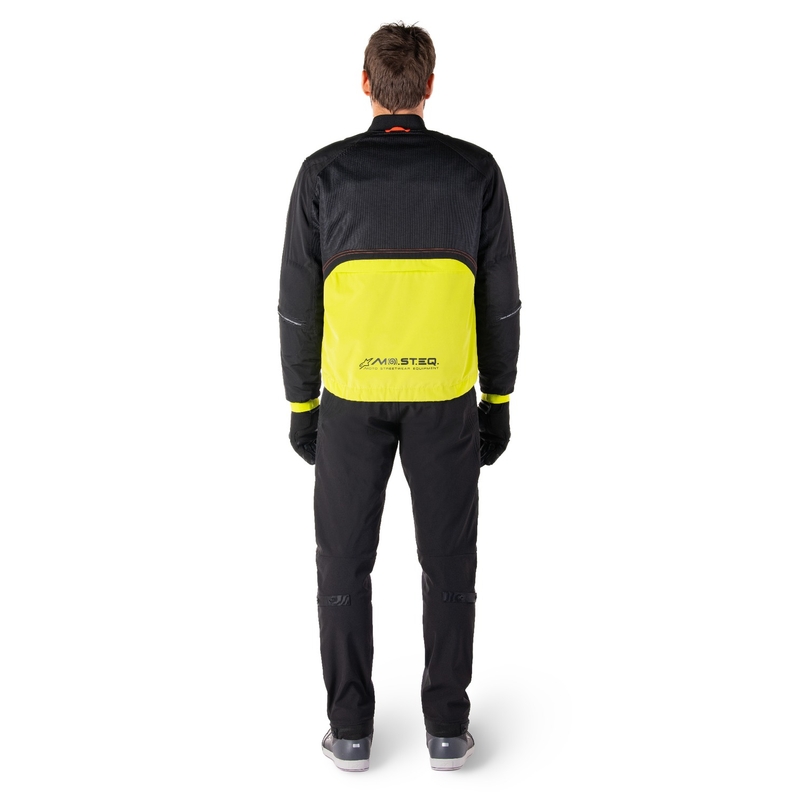 Alpinestars Mootant Waterproof Parka motoros kabát fekete-fluo sárga