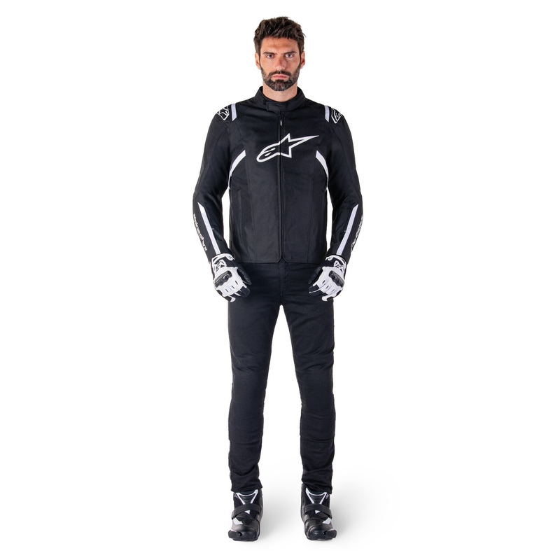 Alpinestars T-SPS 2 Waterproof motoros kabát fekete-fehér