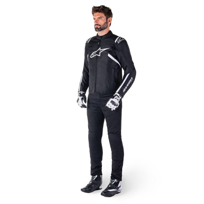 Alpinestars T-SPS 2 Waterproof motoros kabát fekete-fehér