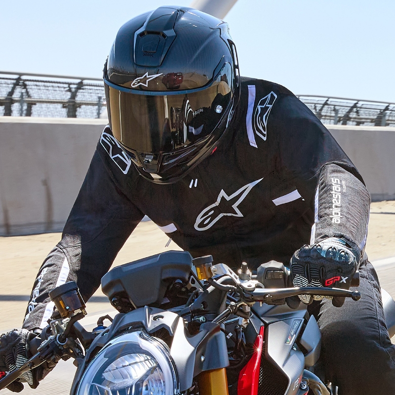Alpinestars T-SPS 2 Waterproof motoros kabát fekete-fehér