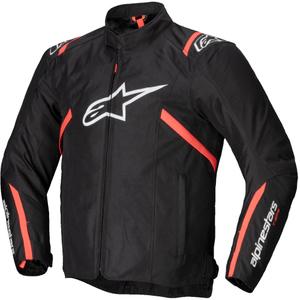 Alpinestars T-SPS 2 Waterproof motorkerékpár kabát fekete-fehér-fluo piros