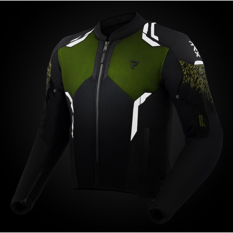 Rebelhorn Jax motoros kabát fekete-fluo sárga