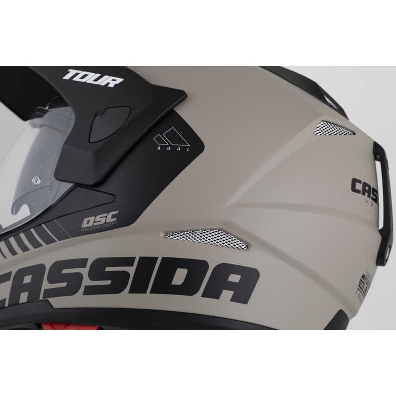 Cassida Tour 2.0 Dual enduro sisak matt homokbarna-fekete
