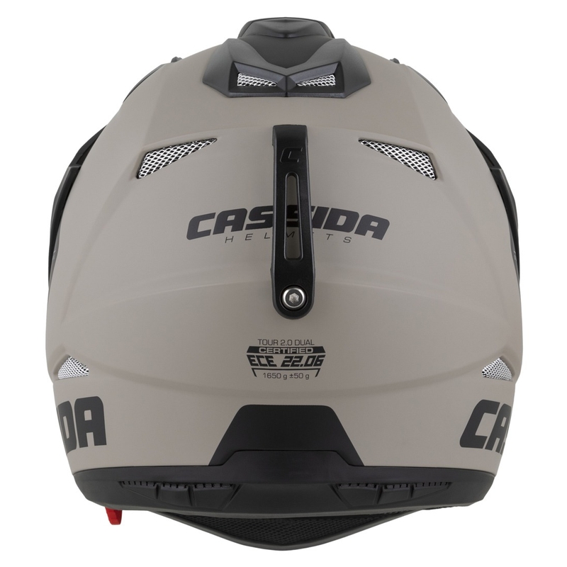 Cassida Tour 2.0 Dual enduro sisak matt homokbarna-fekete