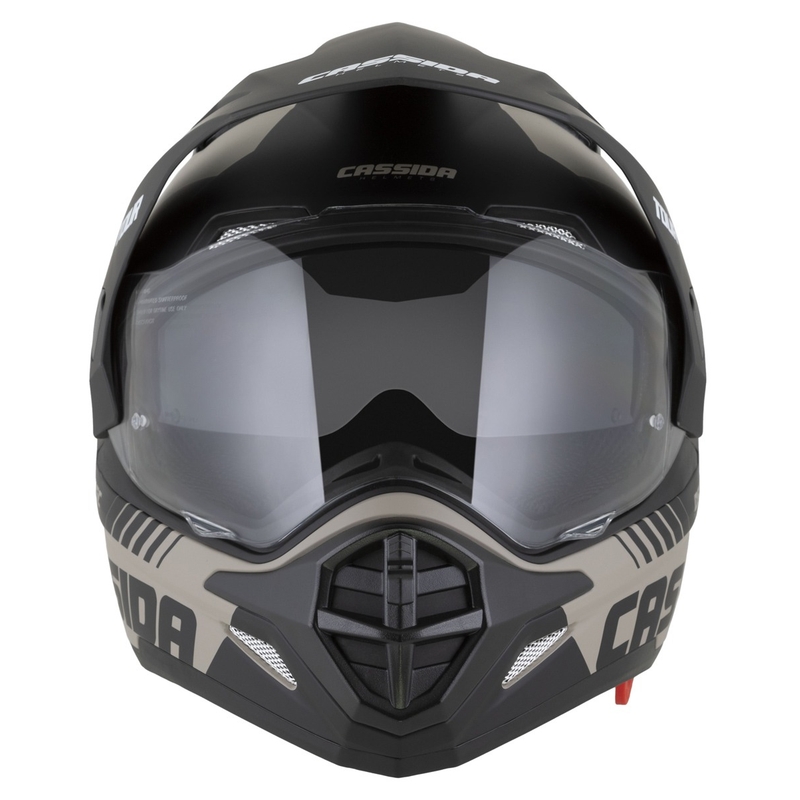 Cassida Tour 2.0 Dual enduro sisak matt homokbarna-fekete
