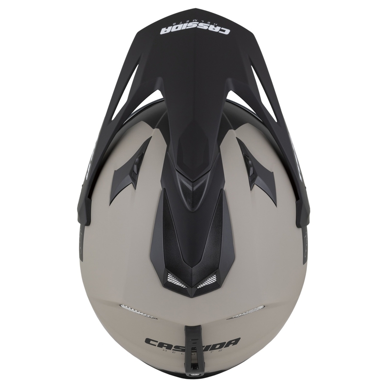 Cassida Tour 2.0 Dual enduro sisak matt homokbarna-fekete