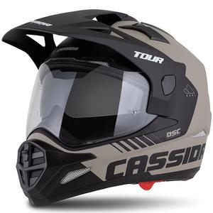Cassida Tour 2.0 Dual enduro sisak matt homokbarna-fekete