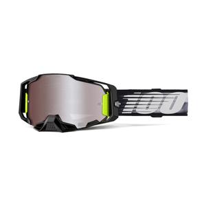 100% ARMEGA Lightspeed motokrossz szemüveg HIPER ezüst plexivel
