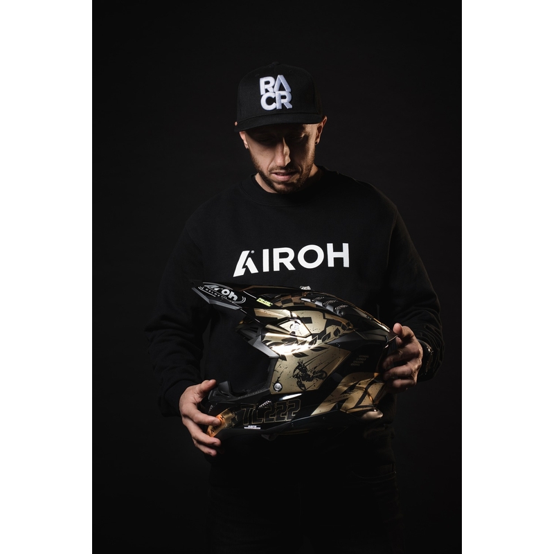 Airoh Aviator 3.0 "TC 222 THE LEGEND" motokrossz bukósisak fekete-arany