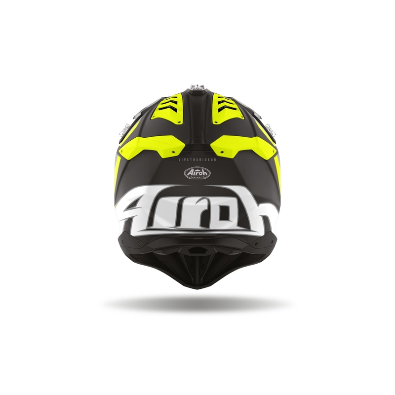 Airoh Aviator 3 Glory motokrossz bukósisak sárga matt