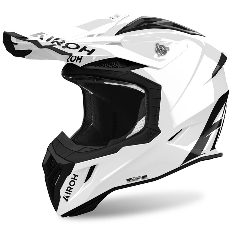 Airoh Aviator ACE 2 Color motokrossz bukósisak fehér fényes