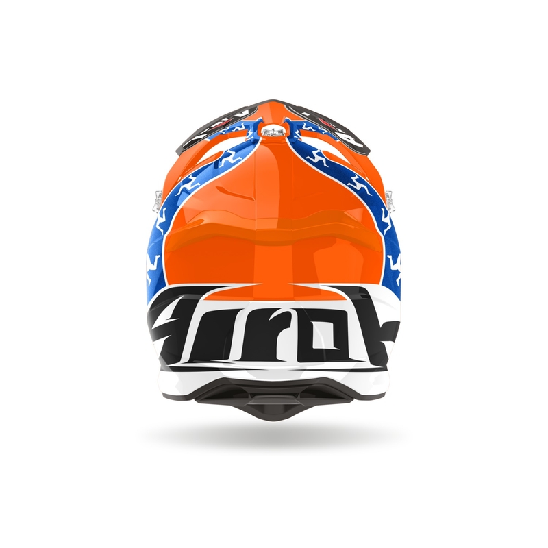 Airoh Strycker Hazzard motokrossz bukósisak narancssárga kiárusítás
