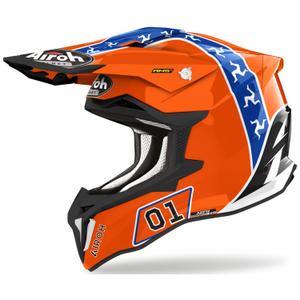 Airoh Strycker Hazzard motokrossz bukósisak narancssárga kiárusítás