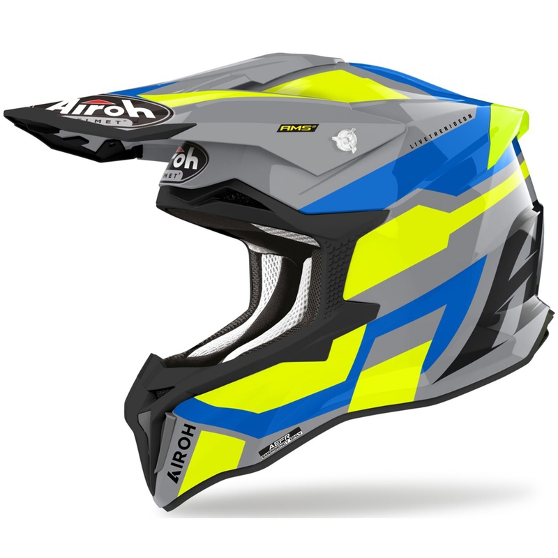 Airoh Strycker Glam motokrossz bukósisak sárga kiárusítás
