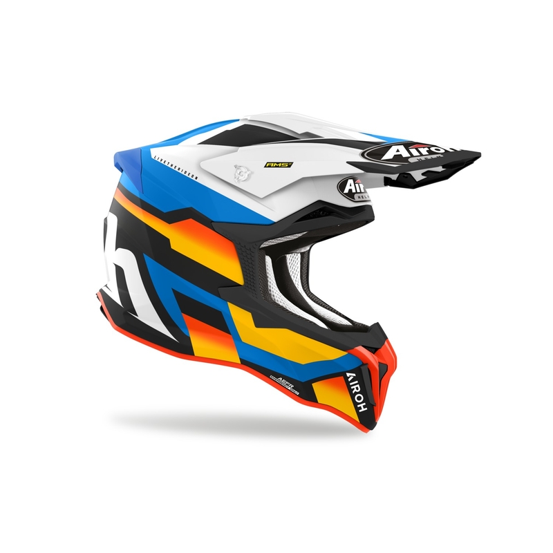 Airoh Strycker Glam motokrossz bukósisak kék matt kiárusítás