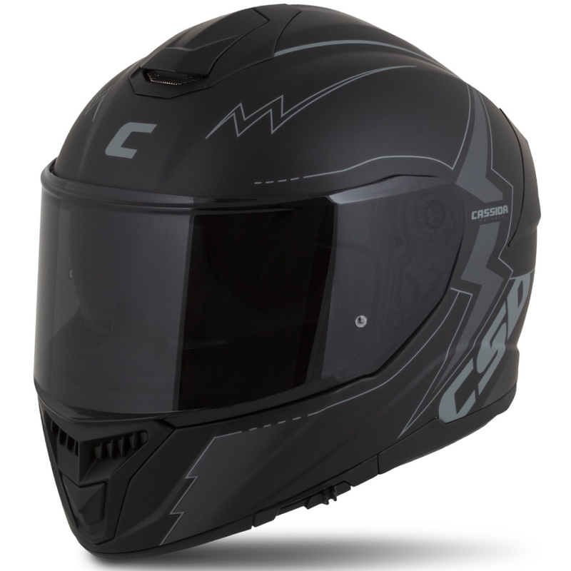 Cassida Integral GT 2.1 Flash zárt sisak fekete-szürke