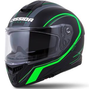 Integrált sisak Cassida Integral GT 2.0 Reptyl fekete-szürke-zöld
